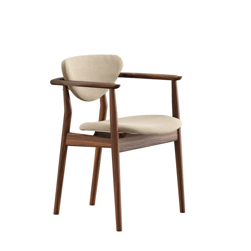 House of Finn Juhl 109 Armchair, valnød af Finn Juhl> Spisebordsstole