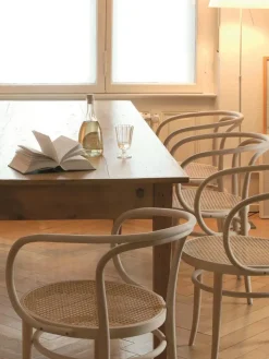 Thonet 209 Armstol, ask fra> Spisebordsstole