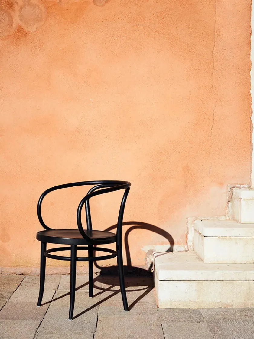 Thonet 209 Armstol, hvid fra> Spisebordsstole