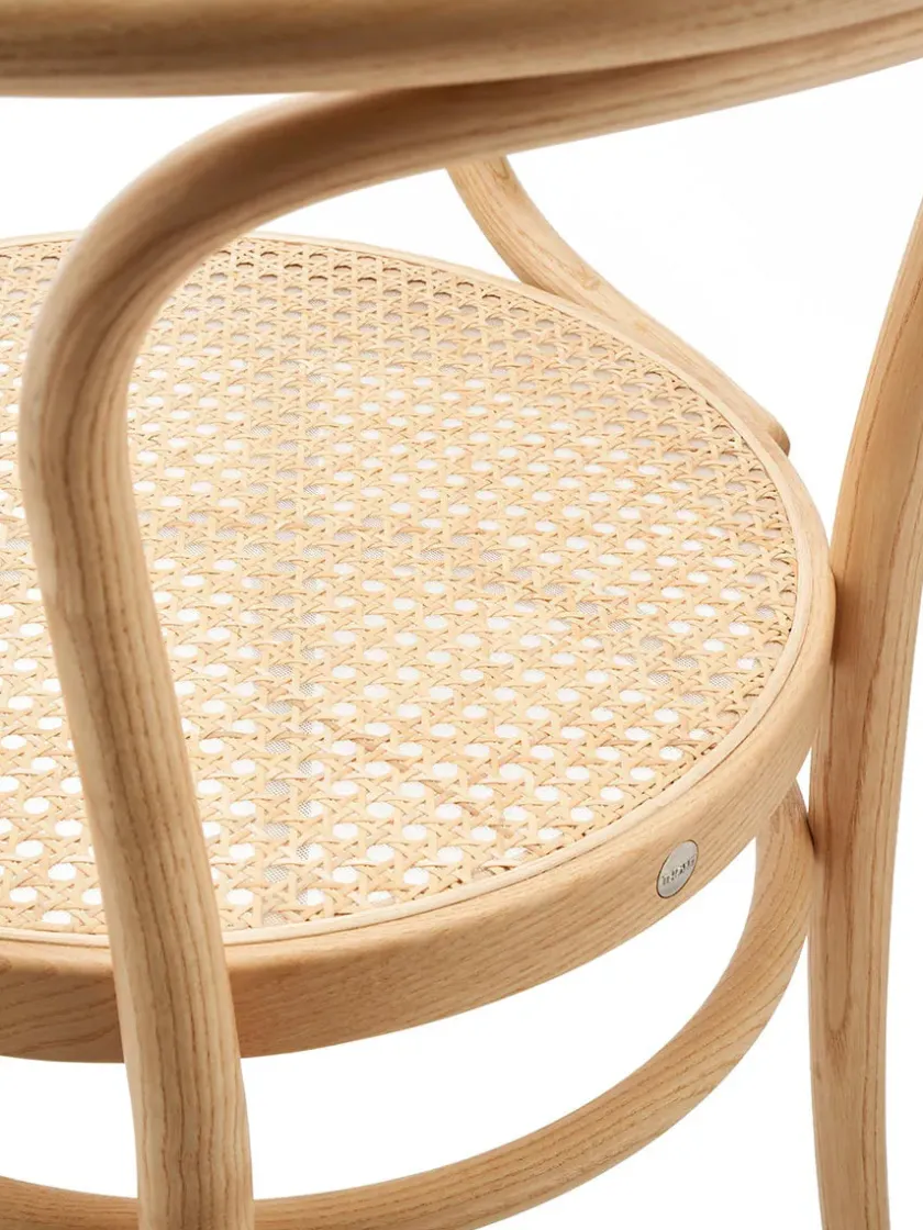 Thonet 209 Armstol, hvid fra> Spisebordsstole