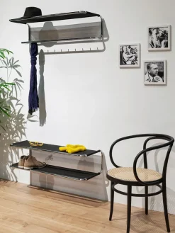 Thonet 209 Armstol, sort fra> Spisebordsstole