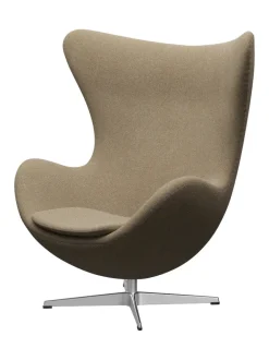 Fritz Hansen 3316 Ægget af Arne Jacobsen stofgr. 2> Loungestole|Lænestole