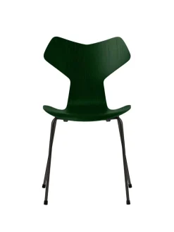 Fritz Hansen 3130 Grand Prix stol i farvet ask af Arne Jacobsen><noscript><img width=
