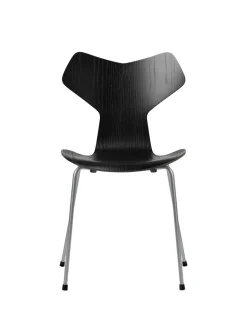 Fritz Hansen 3130 Grand Prix stol i farvet ask af Arne Jacobsen><noscript><img width=