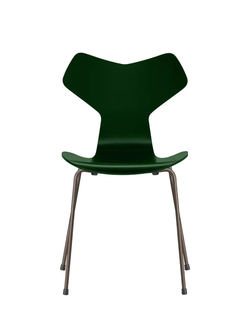 Fritz Hansen 3130 Grand Prix stol lakeret af Arne Jacobsen> Spisebordsstole