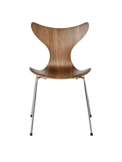 Fritz Hansen 3108 Liljen stol i valnød af Arne Jacobsen> Spisebordsstole