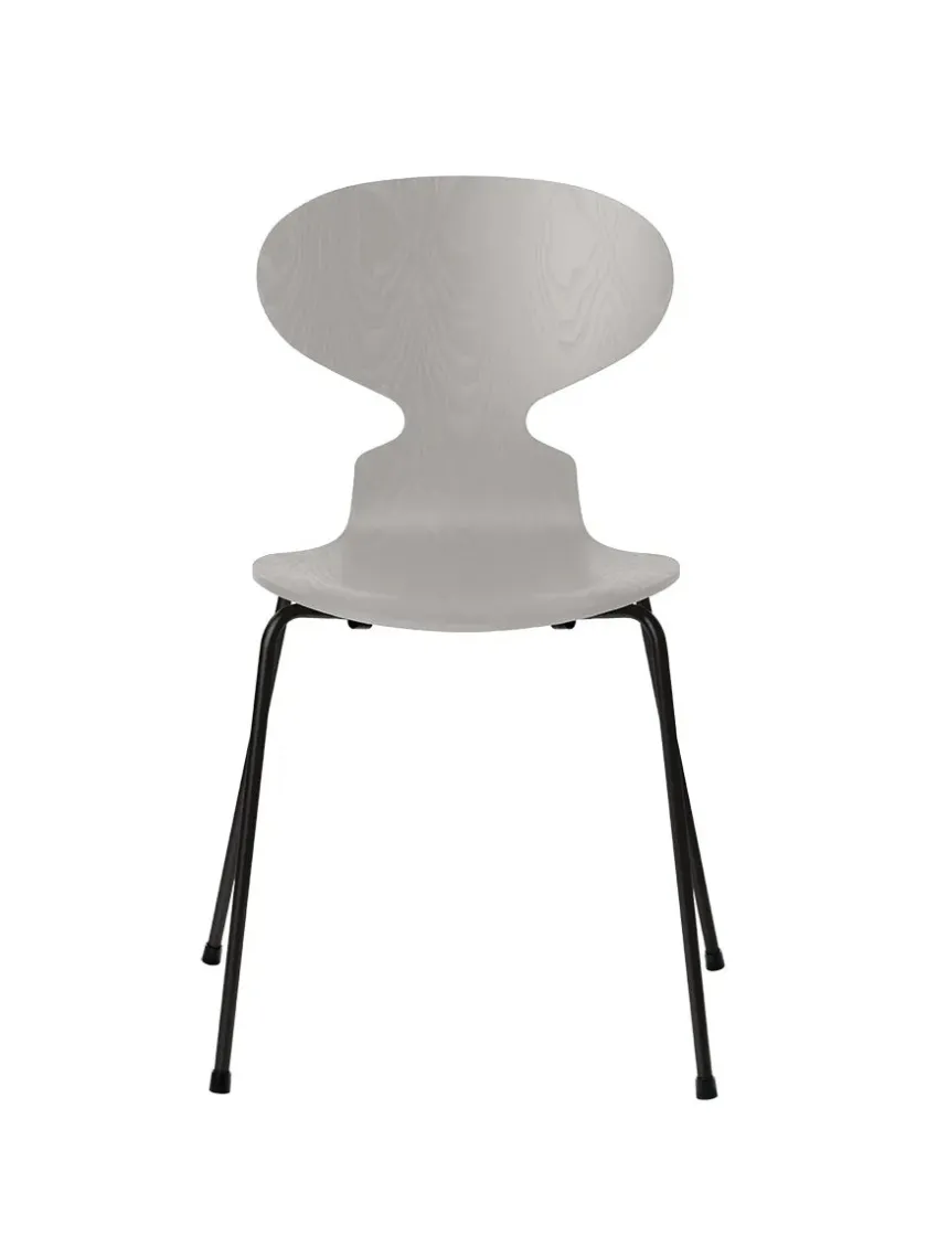 Fritz Hansen 3101 Myren Stol i farvet ask af Arne Jacobsen> Spisebordsstole
