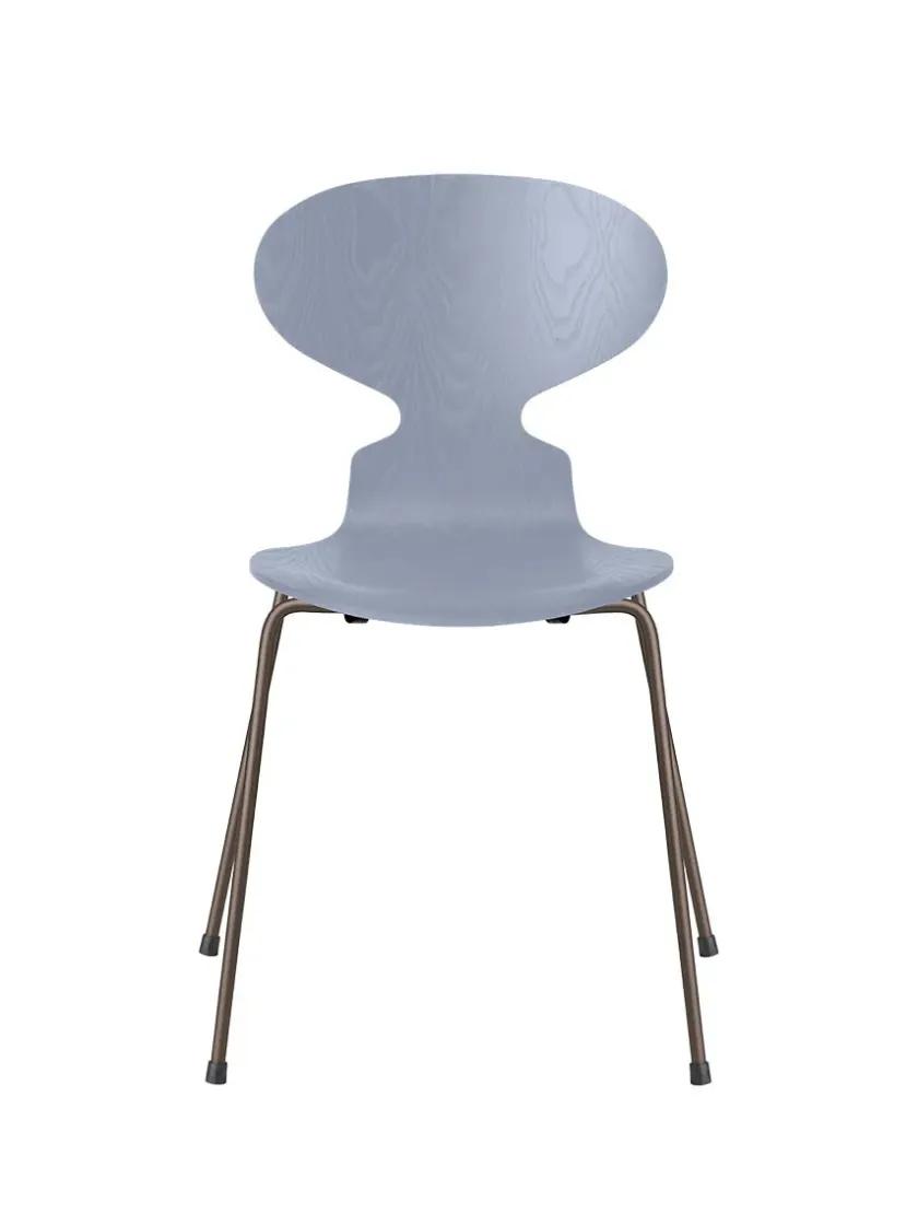 Fritz Hansen 3101 Myren Stol i farvet ask af Arne Jacobsen> Spisebordsstole
