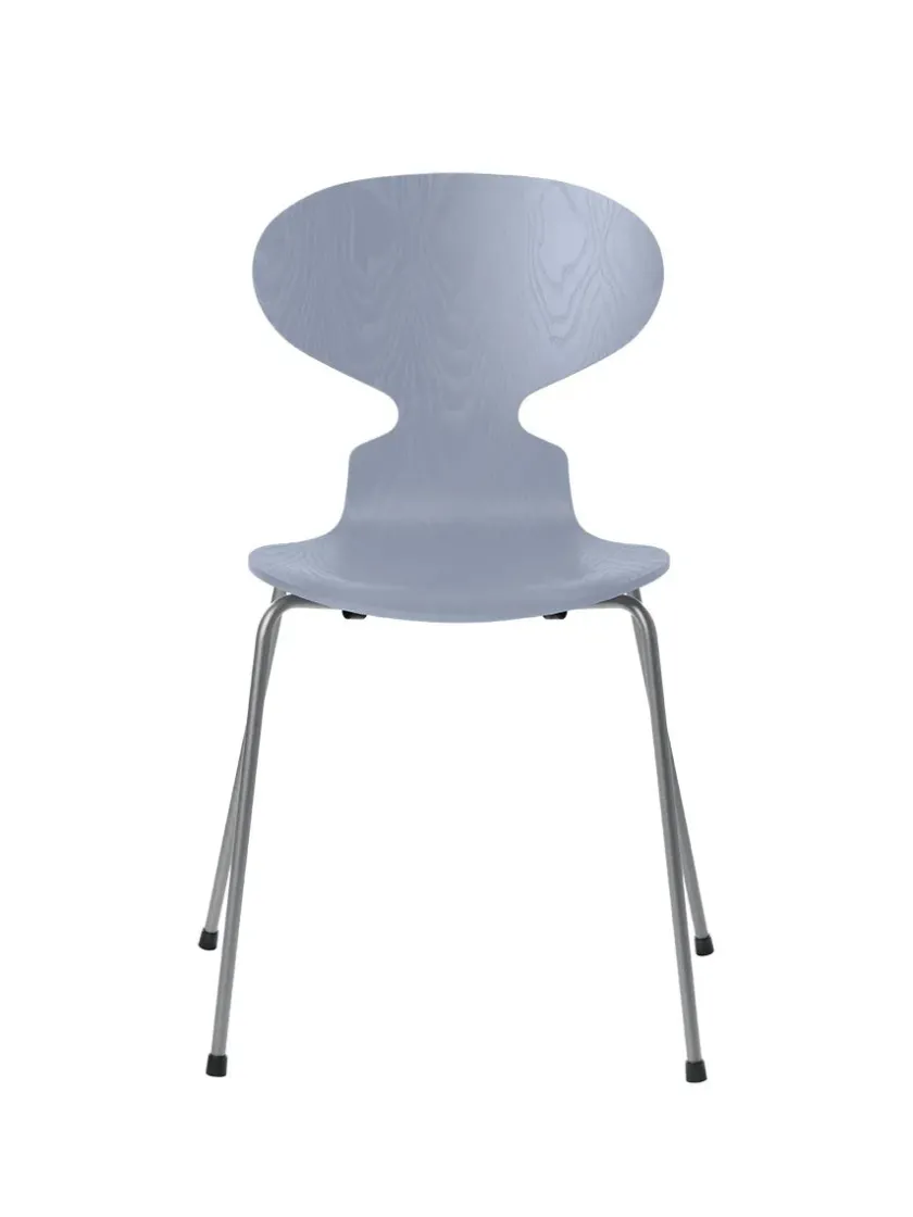 Fritz Hansen 3101 Myren Stol i farvet ask af Arne Jacobsen> Spisebordsstole