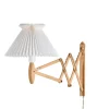 Le Klint 224-6 Sax Væglampe Jubilæumsudgave, light oak fra> Væglamper|Spots