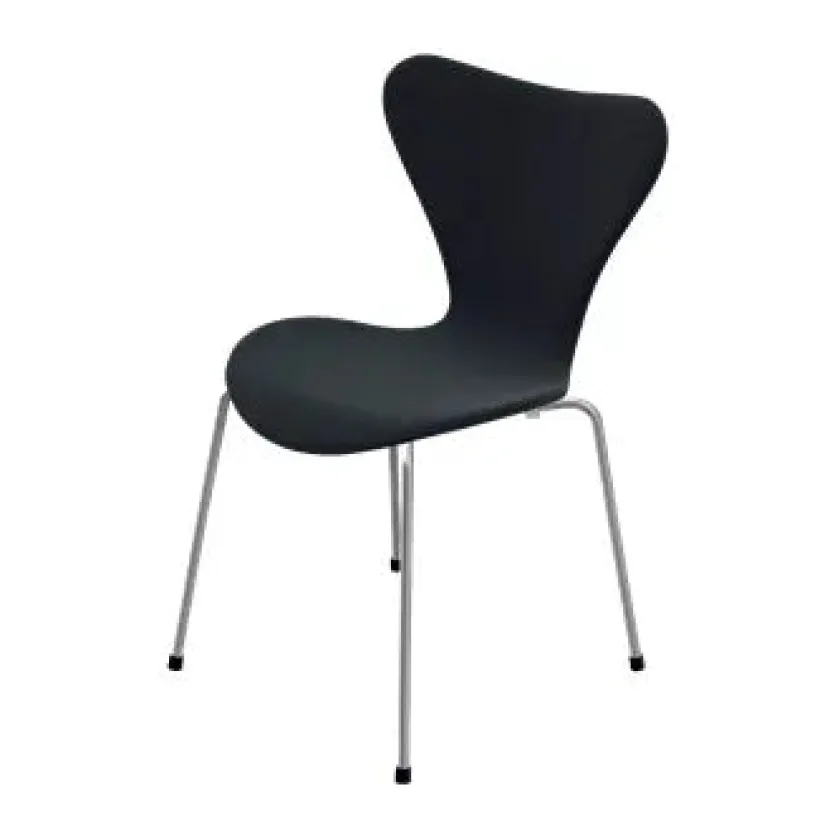 Fritz Hansen 3107 Serie 7, fuldpolstret af Arne Jacobsen> Spisebordsstole