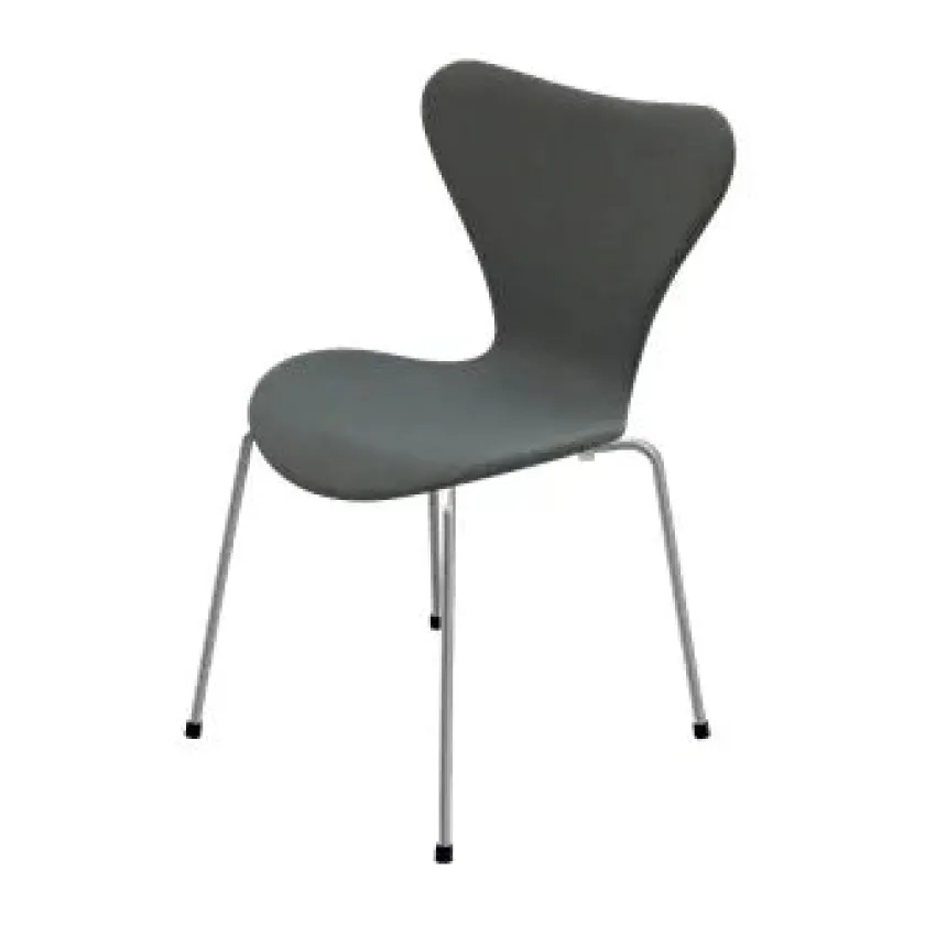 Fritz Hansen 3107 Serie 7, fuldpolstret af Arne Jacobsen> Spisebordsstole