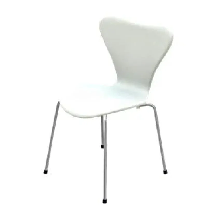 Fritz Hansen 3107 Serie 7, fuldpolstret af Arne Jacobsen> Spisebordsstole
