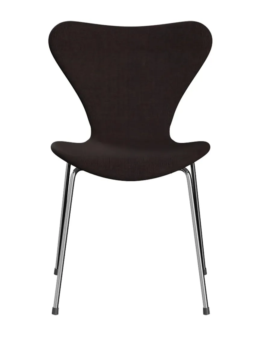 Fritz Hansen 3107 Serie 7, fuldpolstret af Arne Jacobsen> Spisebordsstole