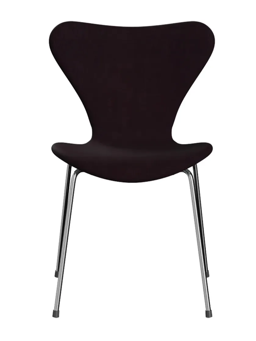 Fritz Hansen 3107 Serie 7, fuldpolstret af Arne Jacobsen> Spisebordsstole