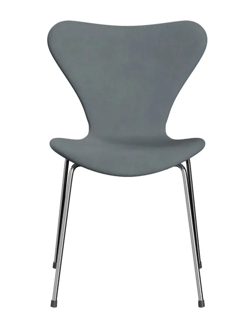 Fritz Hansen 3107 Serie 7, fuldpolstret af Arne Jacobsen> Spisebordsstole