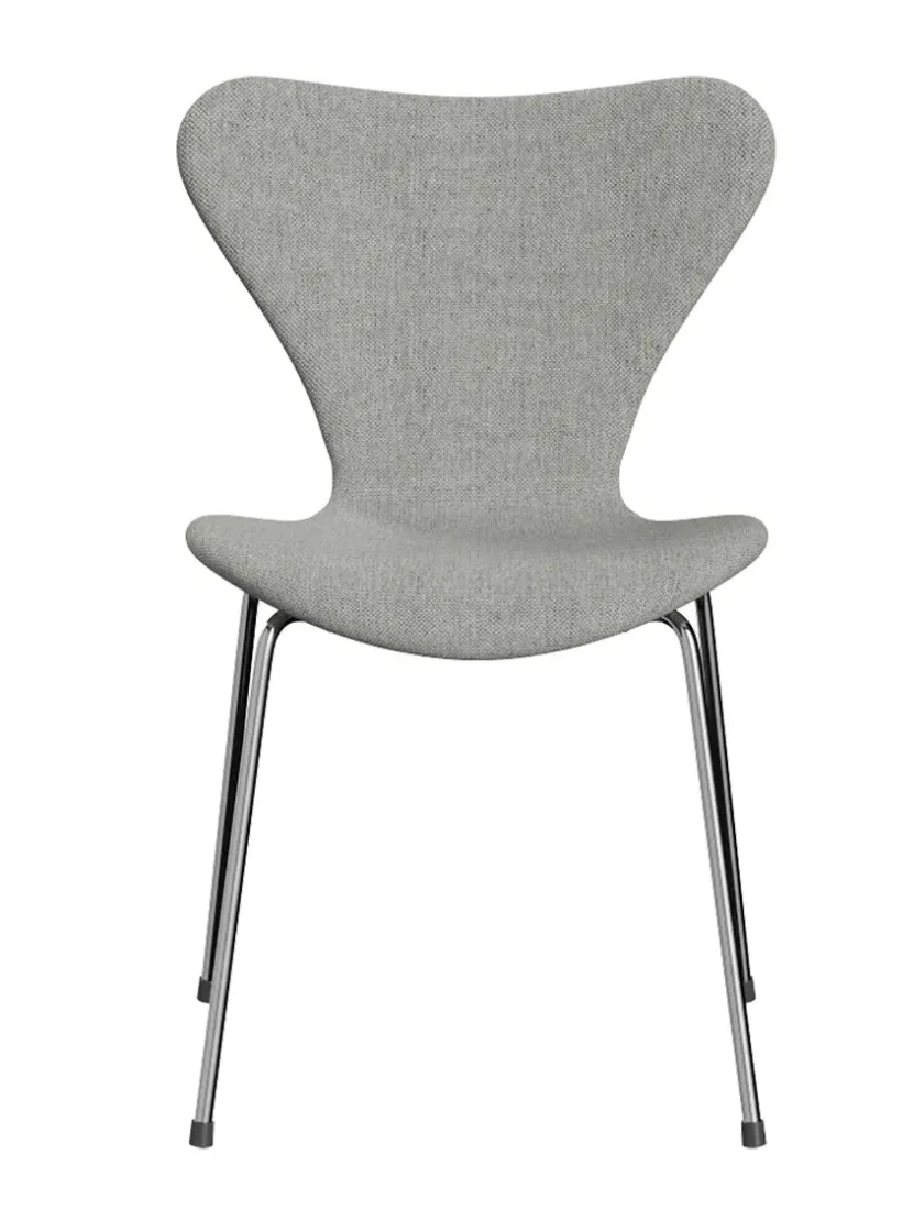Fritz Hansen 3107 Serie 7, fuldpolstret af Arne Jacobsen> Spisebordsstole