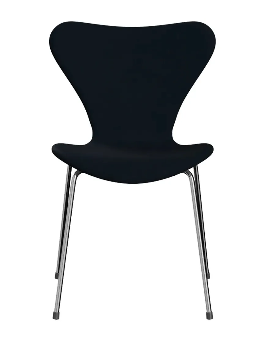 Fritz Hansen 3107 Serie 7, fuldpolstret af Arne Jacobsen> Spisebordsstole
