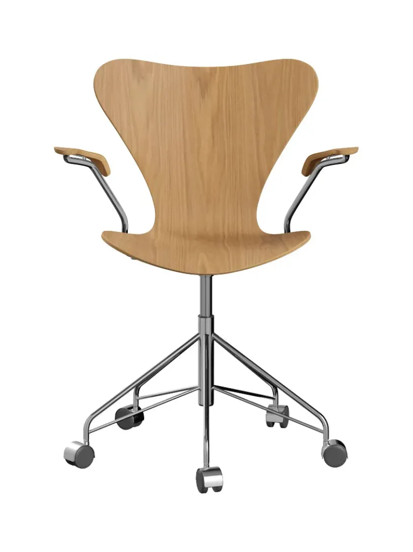 Fritz Hansen 3217 Serie 7 Kontorstol af Arne Jacobsen> Kontorstole