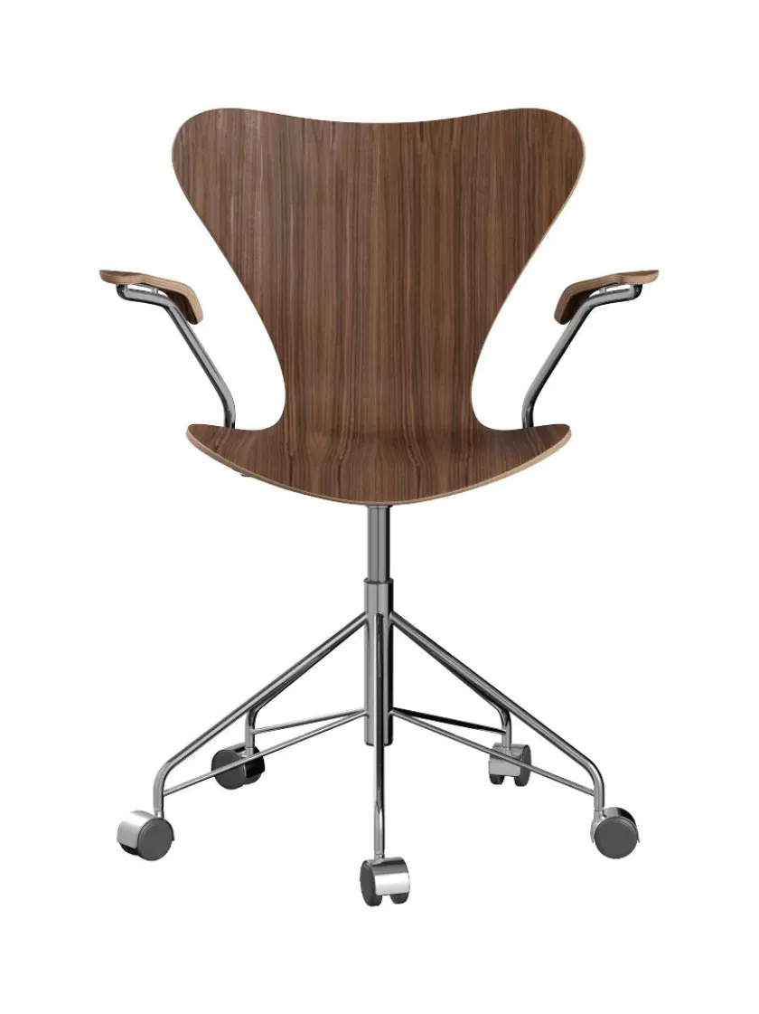Fritz Hansen 3217 Serie 7 Kontorstol af Arne Jacobsen> Kontorstole