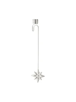 Georg Jensen 2024 Stjerne Lyseholder, palladiumbelagt fra> Kalenderlys & Julelysestager|Juletræspynt