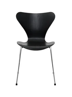 Fritz Hansen 3107 stol i sort ask af Arne Jacobsen> Gaver Til Ham|Spisebordsstole