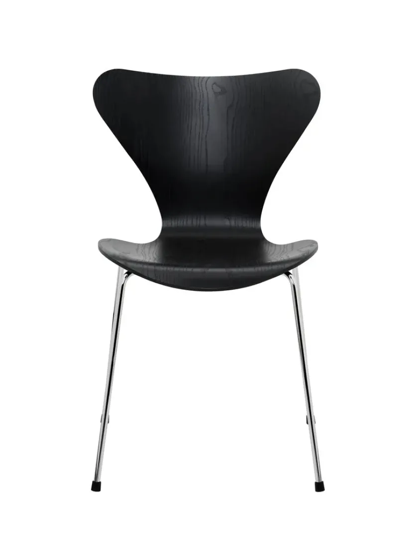 Fritz Hansen 3107 stol i sort ask af Arne Jacobsen> Gaver Til Ham|Spisebordsstole