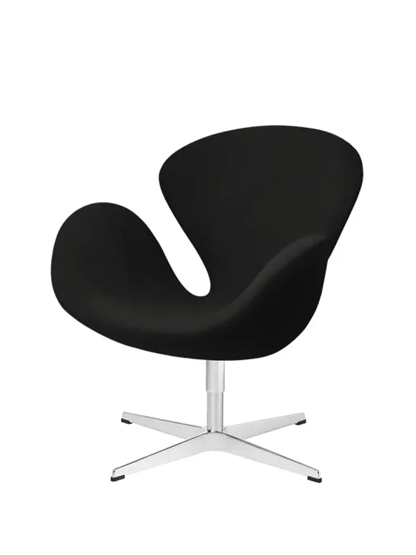 Fritz Hansen 3320 Svanen i stof (prisgruppe 1) af Arne Jacobsen> Lænestole