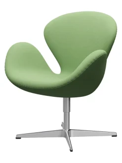 Fritz Hansen 3320 Svanen i stof (prisgruppe 1) af Arne Jacobsen><noscript><img width=