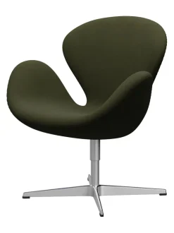Fritz Hansen 3320 Svanen i stof (prisgruppe 1) af Arne Jacobsen><noscript><img width=