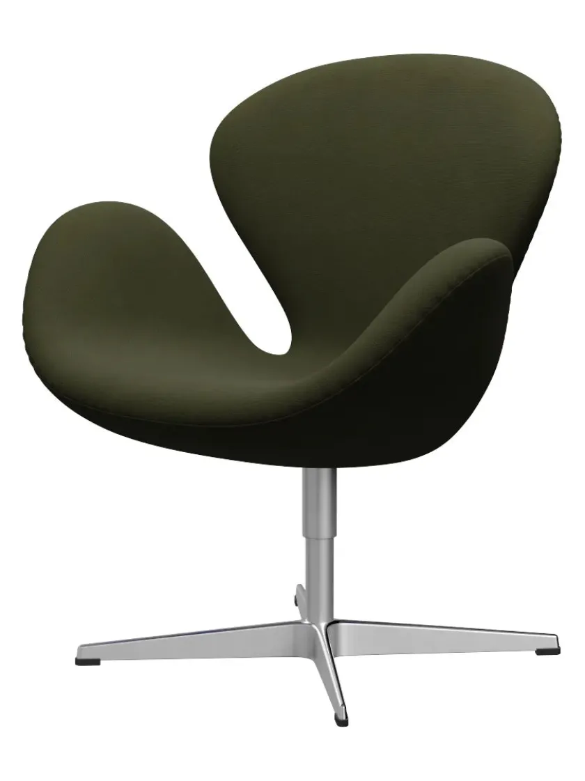 Fritz Hansen 3320 Svanen i stof (prisgruppe 1) af Arne Jacobsen> Lænestole