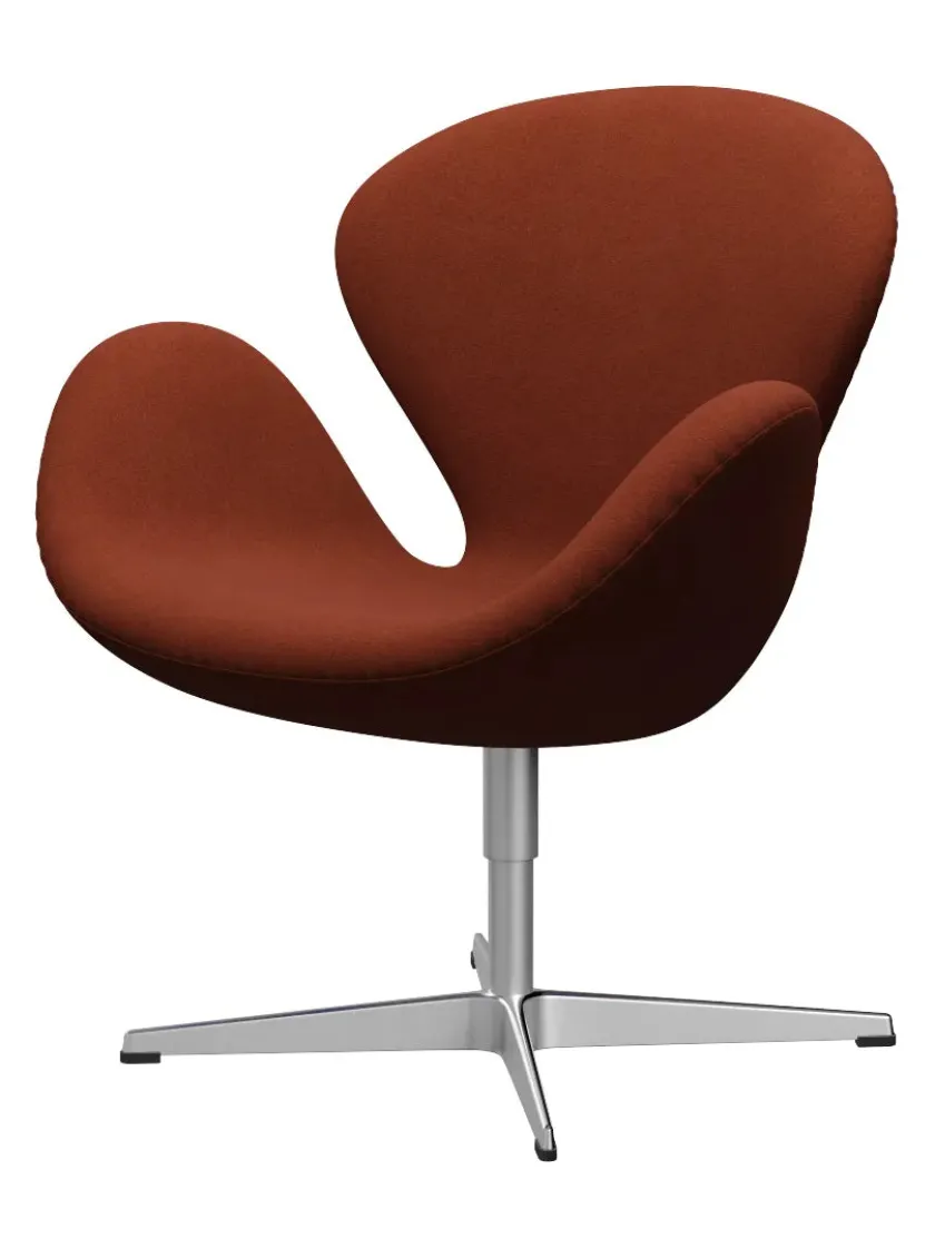 Fritz Hansen 3320 Svanen i stof (prisgruppe 1) af Arne Jacobsen> Lænestole