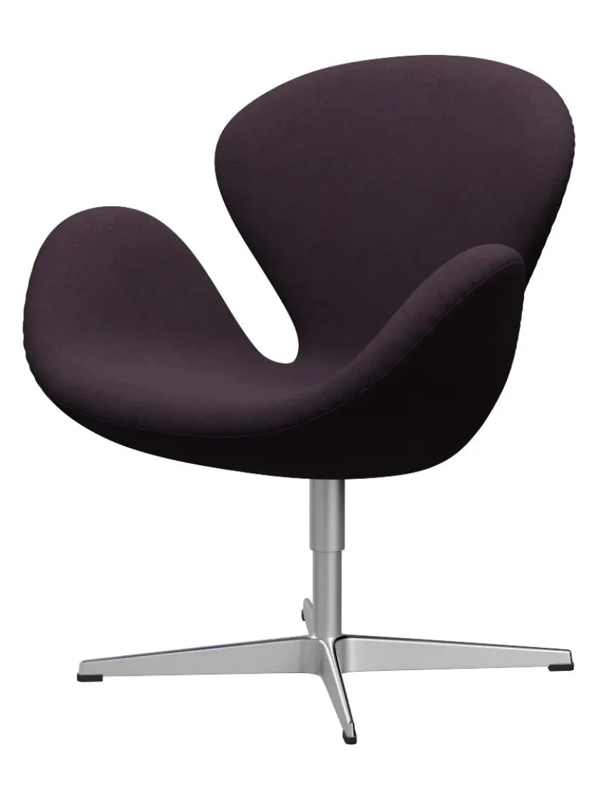 Fritz Hansen 3320 Svanen i stof (prisgruppe 1) af Arne Jacobsen> Lænestole