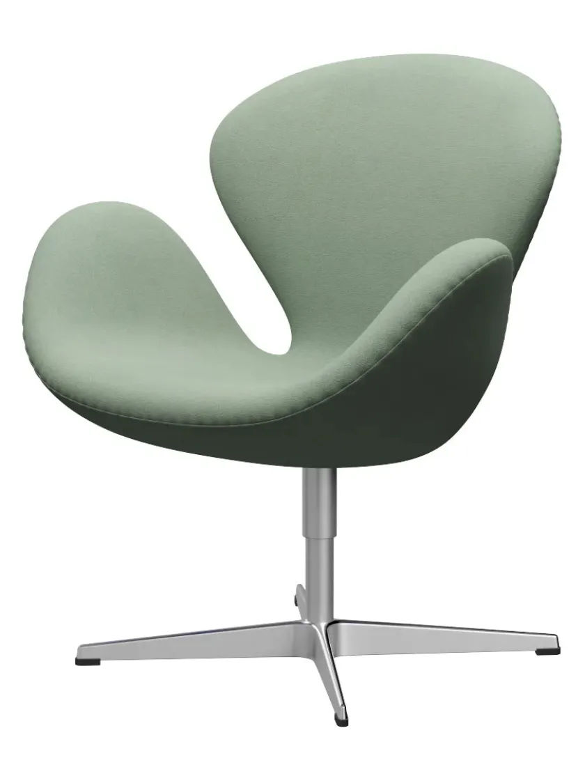 Fritz Hansen 3320 Svanen i stof (prisgruppe 1) af Arne Jacobsen> Lænestole