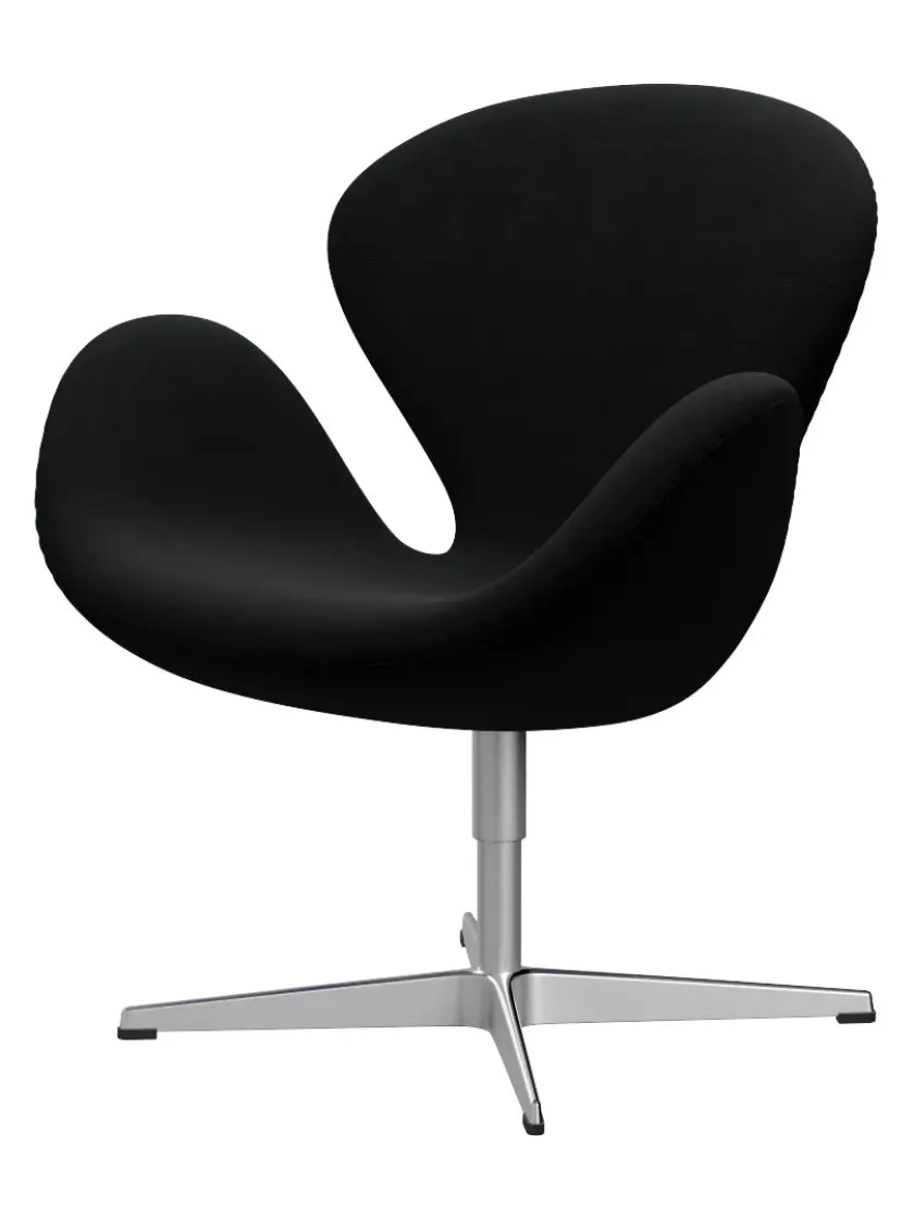 Fritz Hansen 3320 Svanen i stof (prisgruppe 1) af Arne Jacobsen> Lænestole