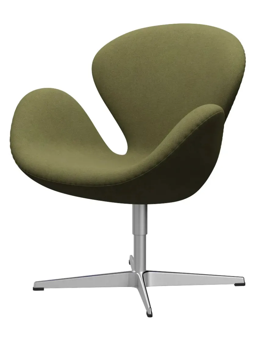 Fritz Hansen 3320 Svanen i stof (prisgruppe 1) af Arne Jacobsen> Lænestole
