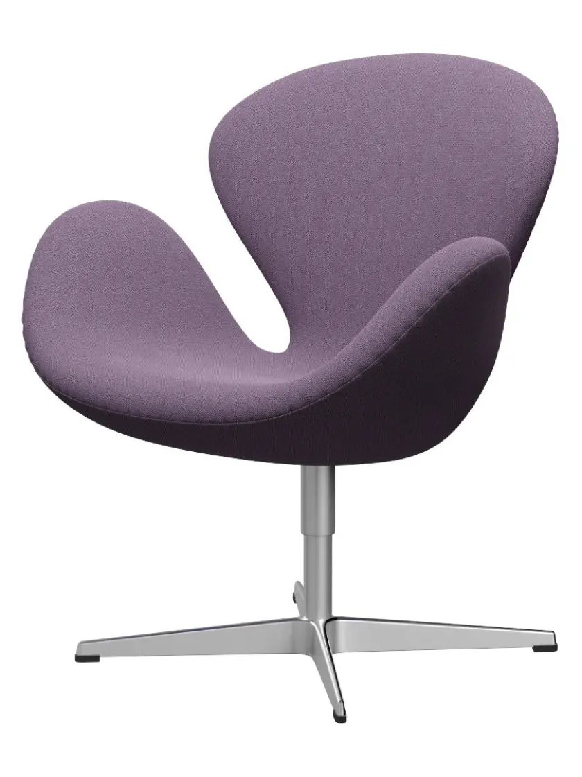 Fritz Hansen 3320 Svanen i stof (prisgruppe 1) af Arne Jacobsen> Lænestole
