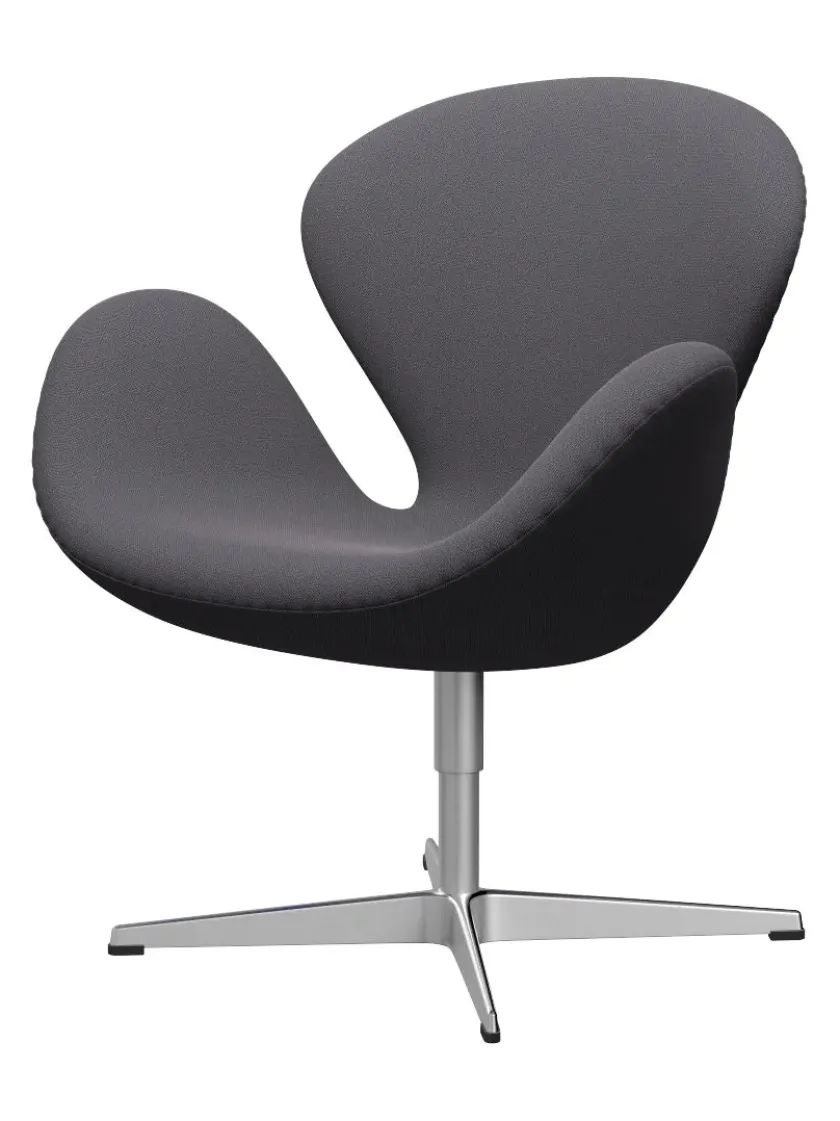 Fritz Hansen 3320 Svanen i stof (prisgruppe 1) af Arne Jacobsen> Lænestole