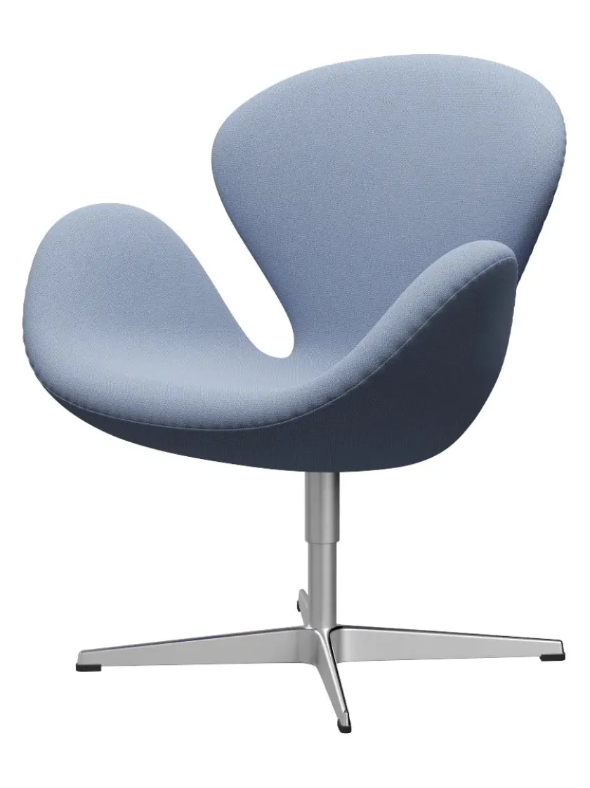Fritz Hansen 3320 Svanen i stof (prisgruppe 1) af Arne Jacobsen> Lænestole