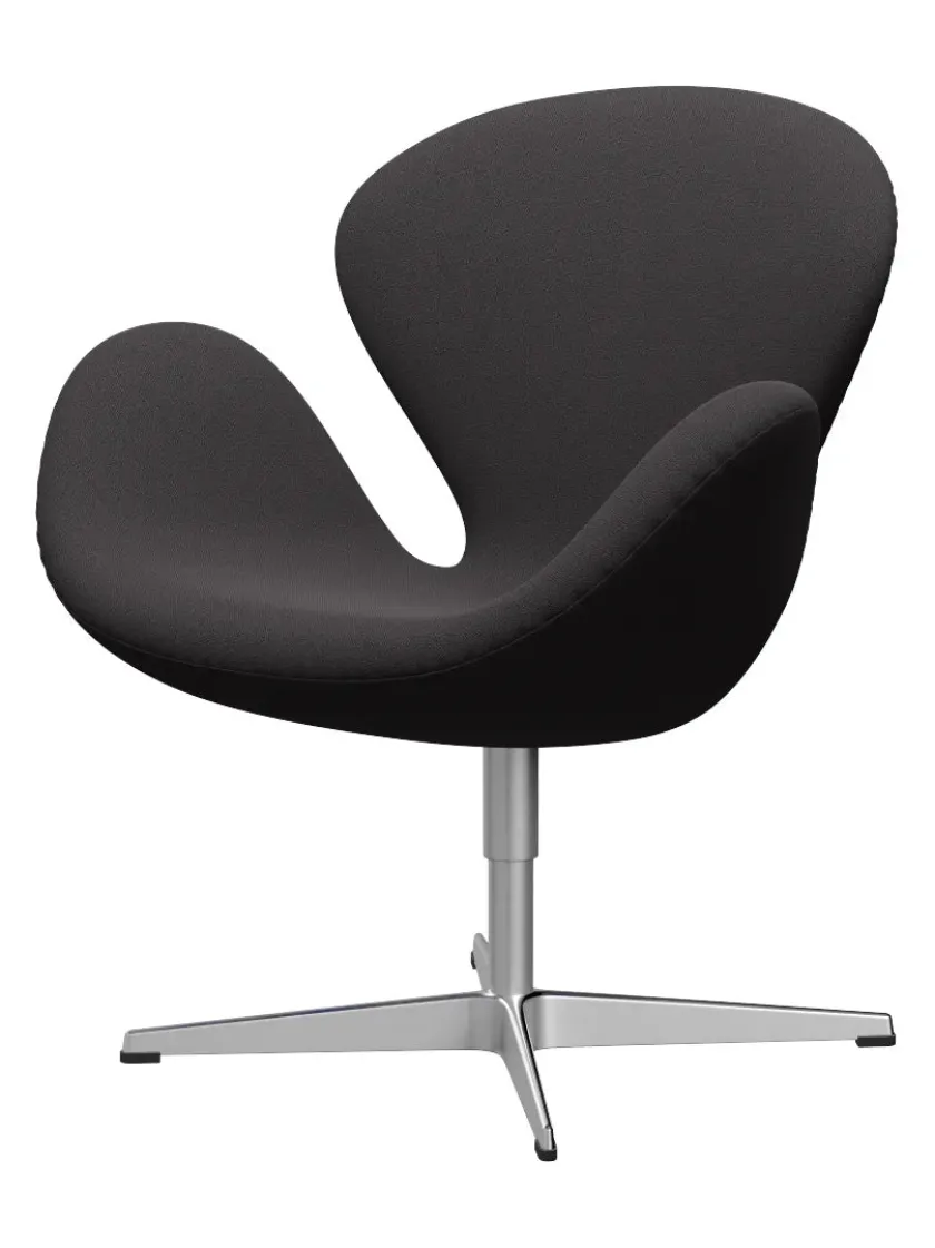 Fritz Hansen 3320 Svanen i stof (prisgruppe 1) af Arne Jacobsen> Lænestole
