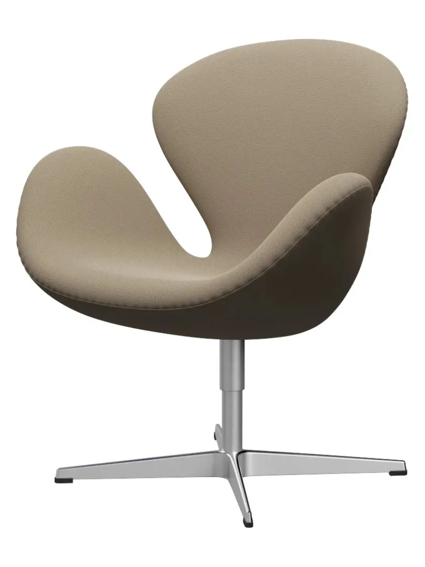 Fritz Hansen 3320 Svanen i stof (prisgruppe 1) af Arne Jacobsen> Lænestole
