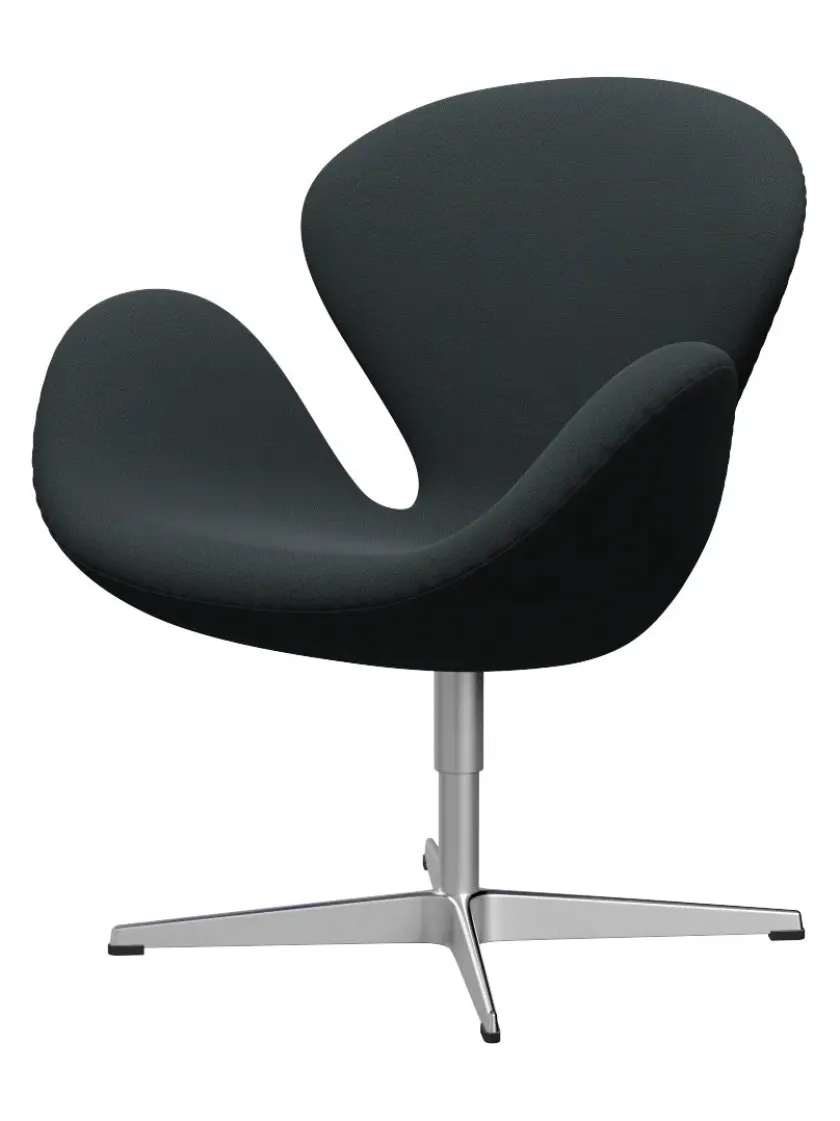 Fritz Hansen 3320 Svanen i stof (prisgruppe 1) af Arne Jacobsen> Lænestole