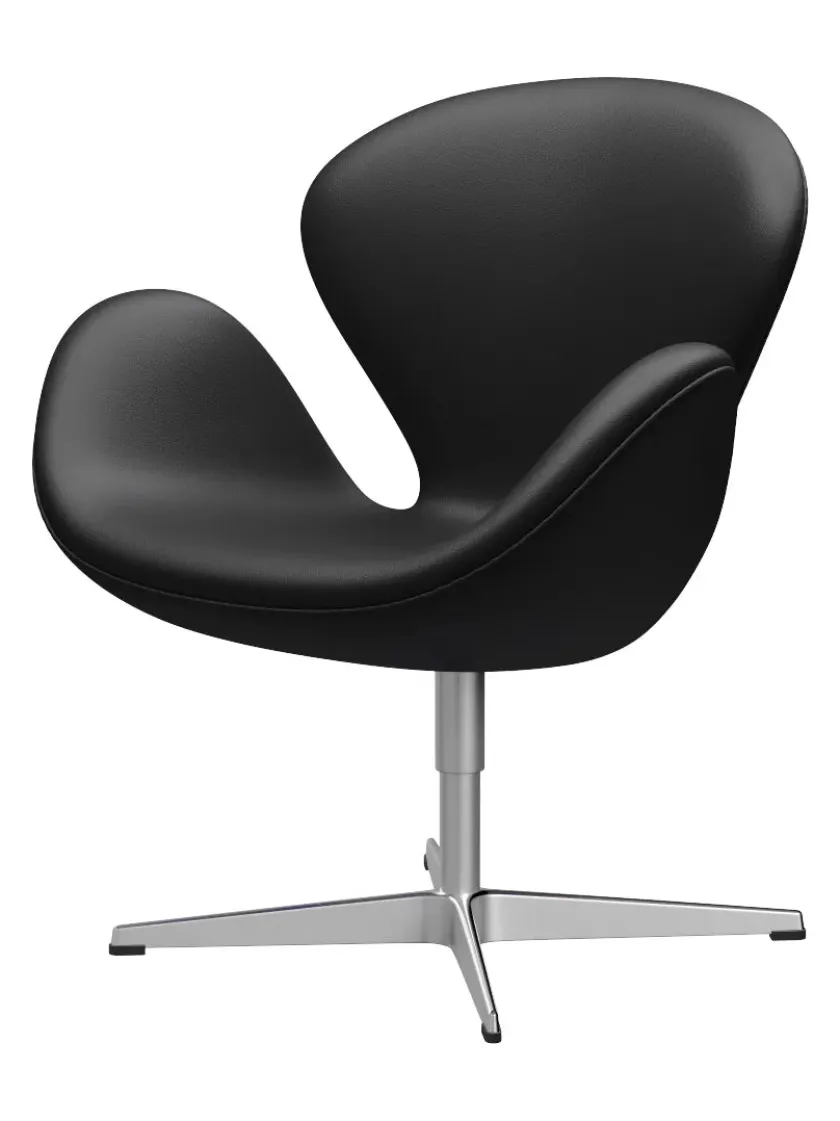 Fritz Hansen 3320 Svanen i stof (prisgruppe 1) af Arne Jacobsen> Lænestole