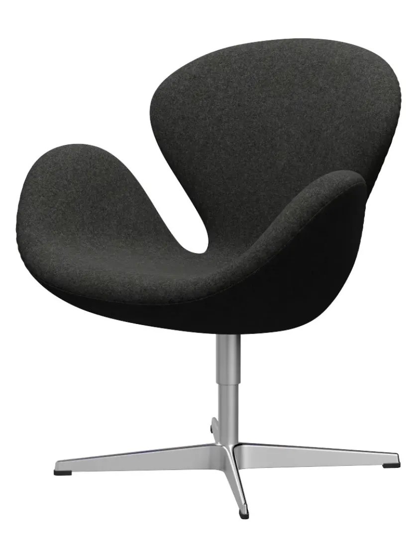 Fritz Hansen 3320 Svanen i stof (prisgruppe 1) af Arne Jacobsen> Lænestole