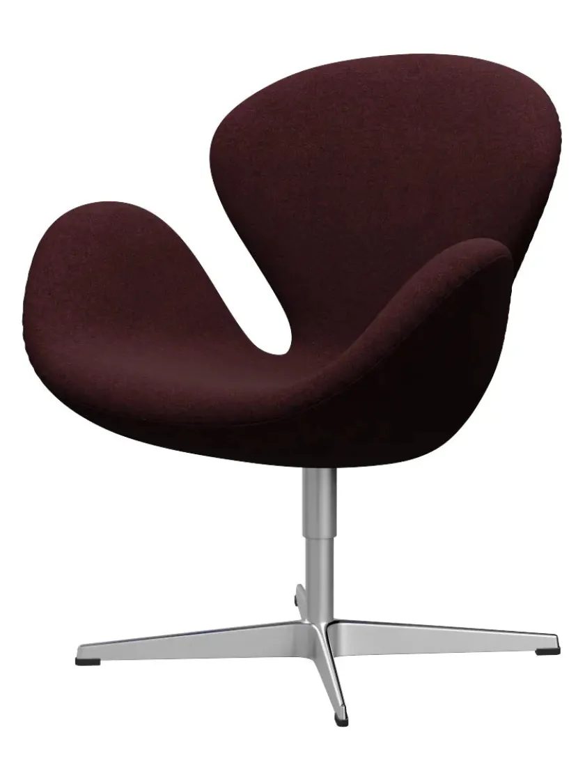 Fritz Hansen 3320 Svanen i stof (prisgruppe 1) af Arne Jacobsen> Lænestole