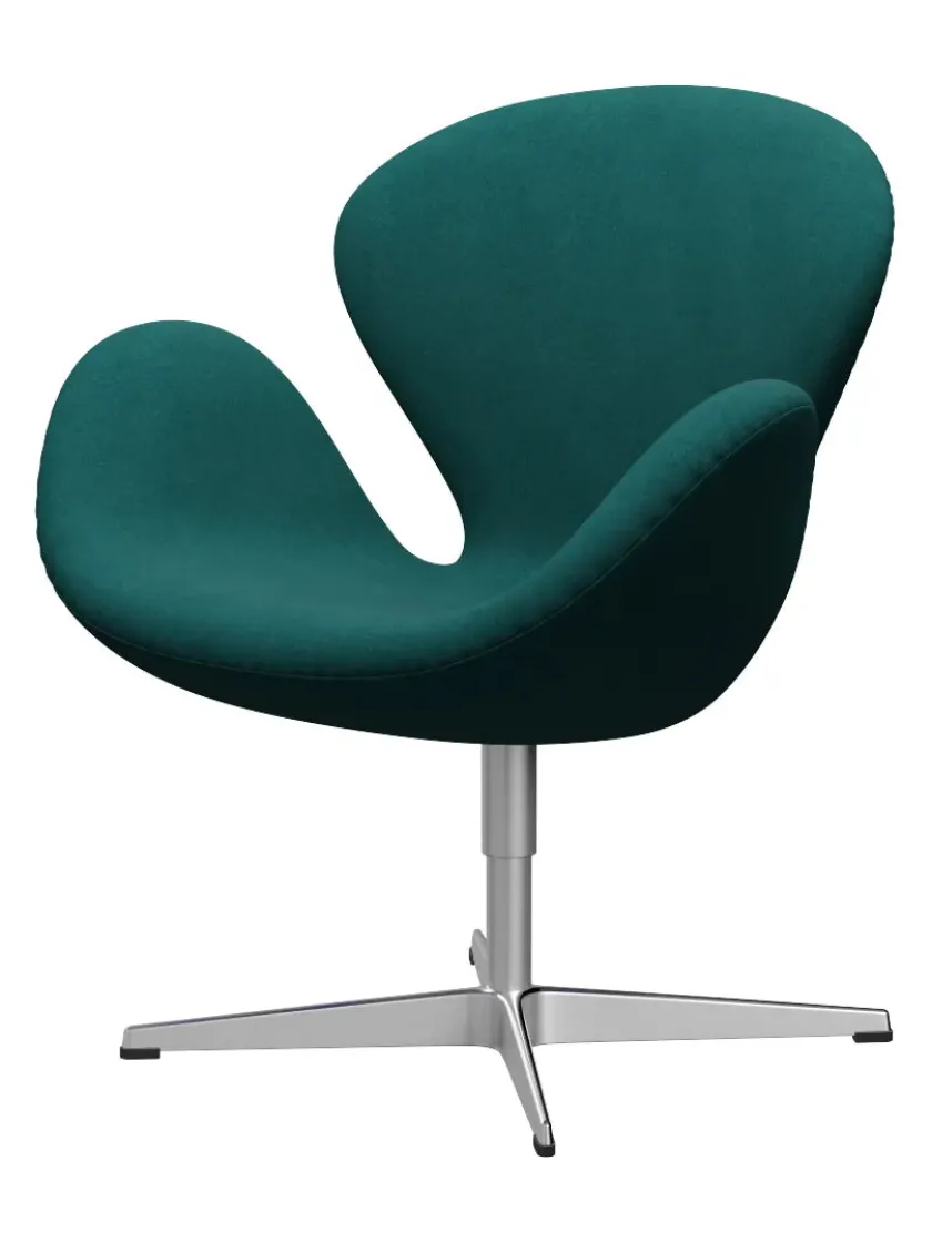 Fritz Hansen 3320 Svanen i stof (prisgruppe 1) af Arne Jacobsen> Lænestole