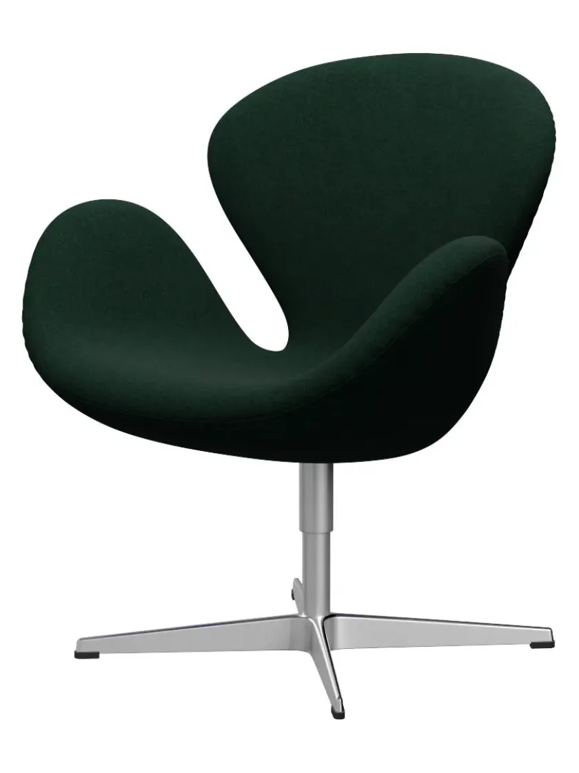Fritz Hansen 3320 Svanen i stof (prisgruppe 1) af Arne Jacobsen> Lænestole