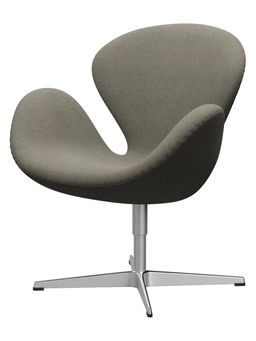 Fritz Hansen 3320 Svanen i stof (prisgruppe 1) af Arne Jacobsen> Lænestole