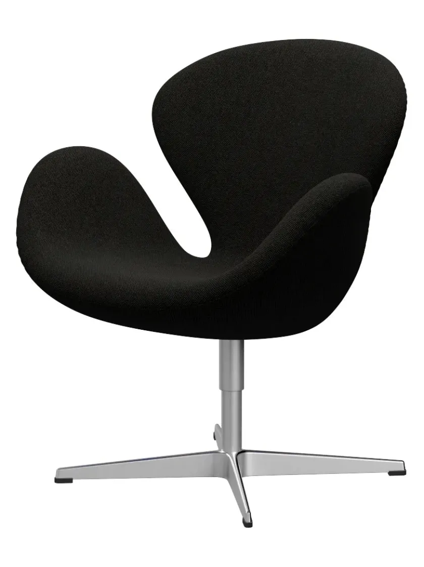 Fritz Hansen 3320 Svanen i stof (prisgruppe 1) af Arne Jacobsen> Lænestole