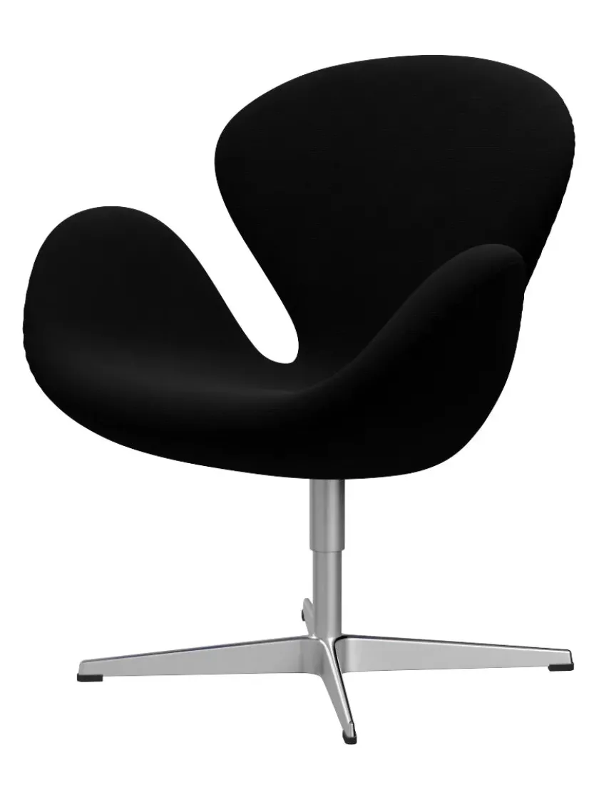Fritz Hansen 3320 Svanen i stof (prisgruppe 1) af Arne Jacobsen> Lænestole